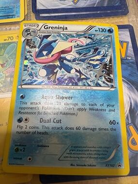 Greninja Pokémon Card - Blue Water Type